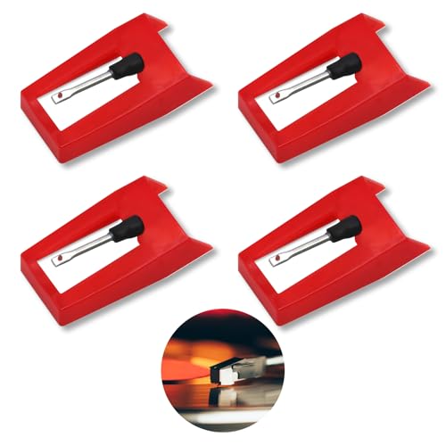 Lot de 4 Aiguilles de Tourne Disque, Aiguille Diamant Stylet de Remplacement Universelles Pointe de Lecture Tourne-Disque Aiguille Platine Vinyle Aiguilles Rubis de Remplacement Aiguille Diamant - Les Beatles, Paul McCartney, John Lennon, RIngo Starr, George Harrison Lot de 4 Aiguilles de Tourne Disque, Aiguille Diamant Stylet de Remplacement Universelles Pointe de Lecture Tourne-Disque Aiguille Platine Vinyle Aiguilles Rubis de Remplacement Aiguille Diamant