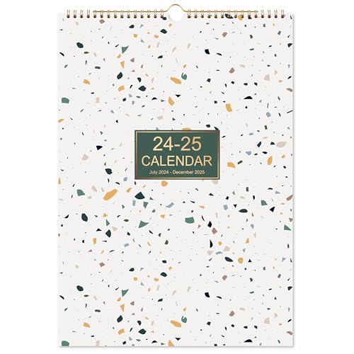 Family Calendar 2024 2025 - Calendar 2024-2025 uk from Jul. 2024 to Dec. 2025, 2024-2025 Calendar with Note Section, Perfect Wall Calendar 2024-2025 for Your Schedule