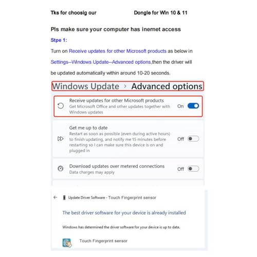 Snsengg Fingerprint Key Reader Dongle | Fingerprint Security Key | Fast Matching Fingerprint Reader | Biometric Security Laptop | Accessibility and Security Across A Wide Range of Devices. – Bild 4