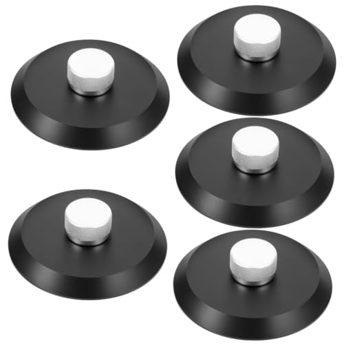 Generic Lot de 5 stabilisateurs de poids pour disques vinyles à profil bas – Accessoires de plateau tournant – Stabilisateur de disque vinyle - Les Beatles, Paul McCartney, John Lennon, RIngo Starr, George Harrison Generic Lot de 5 stabilisateurs de poids pour disques vinyles à profil bas - Accessoires de plateau tournant - Stabilisateur de disque vinyle