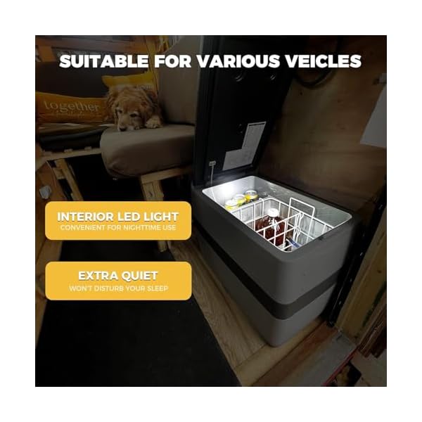   Setpower-AJ40-Portable-Refrigerator-with-Cover-42-Quart-Electric-Cooler-12-Volt-Refrigerator-Car-Fridge-Car-for-Truck-Van-RV-Camping-Travel-Fishing