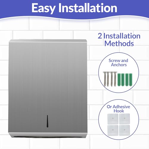 Heavy Duty Wall-Mounted Paper Towel Dispenser
