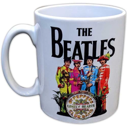 The Beatles Sgt Pepper Tasse À Café - Les Beatles, Paul McCartney, John Lennon, RIngo Starr, George Harrison The Beatles Sgt Pepper Tasse À Café