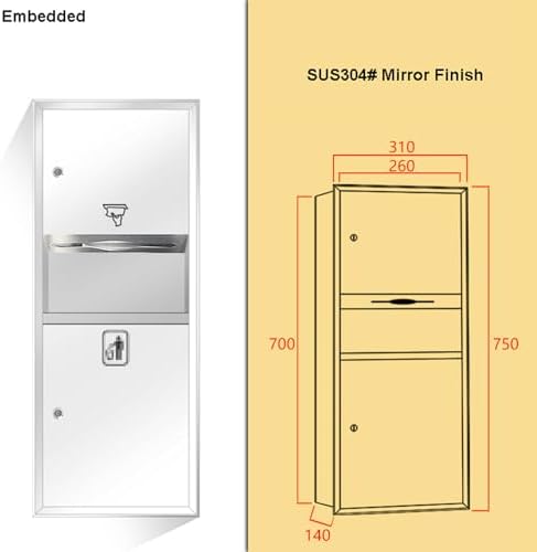 FETGKNBM2 Commercial Recessed Towel Dispenser