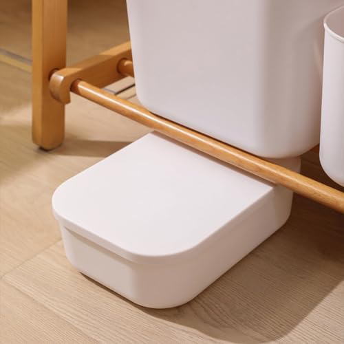 Stackable Plastic Storage Bins with Lid for Home Office