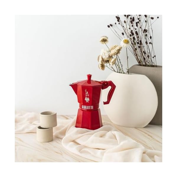   Bialetti-Mocha-Exclusive-Italian-Red-for-3-Cups-Direct-Fire-Coffee-Maker-Espresso-Maker-Makinetta
