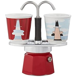   Bialetti-Mini-Express-Magritte-Moka-Set-includes-Coffee-Maker-2-Cup-28-Oz-2-shot-glasses-Red-Aluminium