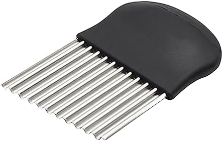 Stainless Steel Wave Potato Slicer for Easy Fun Cooking