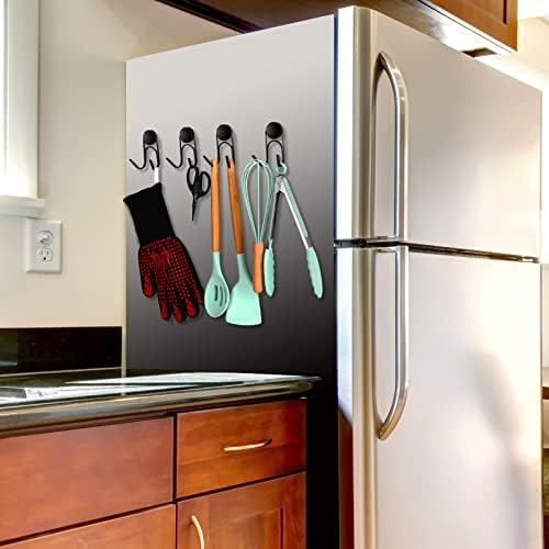 Buelkmag Magnetic Hooks 4 Pack 24Lbs Heavy Duty