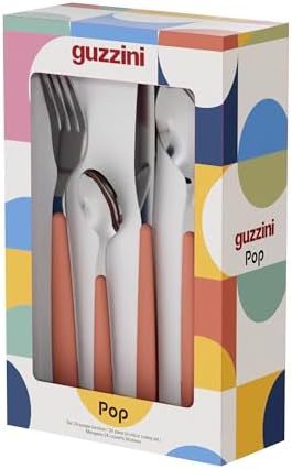 Guzzini 24-Piece Stainless Steel Cutlery Set Sage Green
