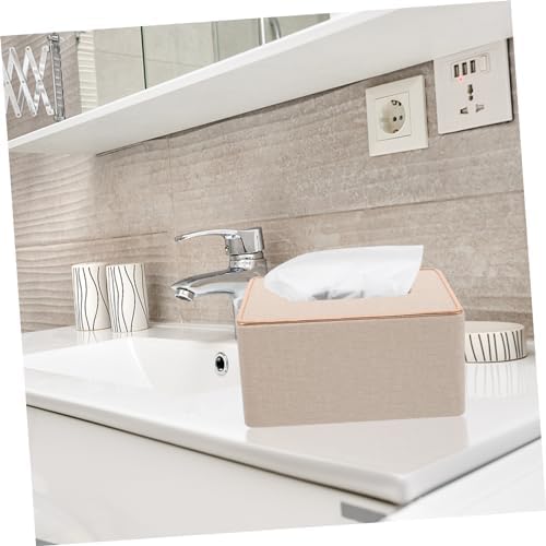 Elegant Leather Napkin Dispenser for Car Home Office Use
