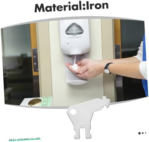 6-Pack Durable Metal Commercial Toilet Paper Dispenser Keys