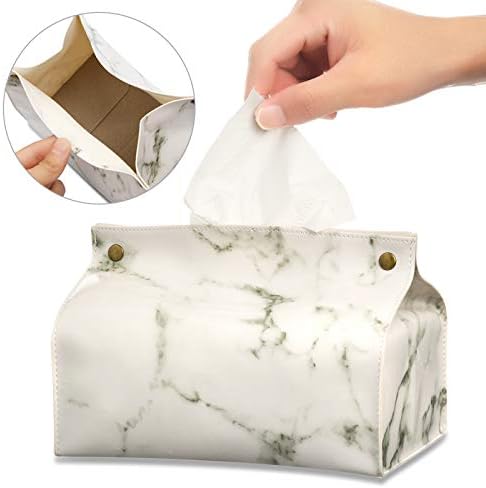 Chic White Tissue Box