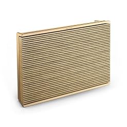 Bang & Olufsen Beosound Level – Enceinte Portable Wifi et Bluetooth (jusqu’à 16 heures d’autonomie), Enceinte Durable Certifié Cradle to Cradle – Gold Tone/Wood - Les Beatles, Paul McCartney, John Lennon, RIngo Starr, George Harrison