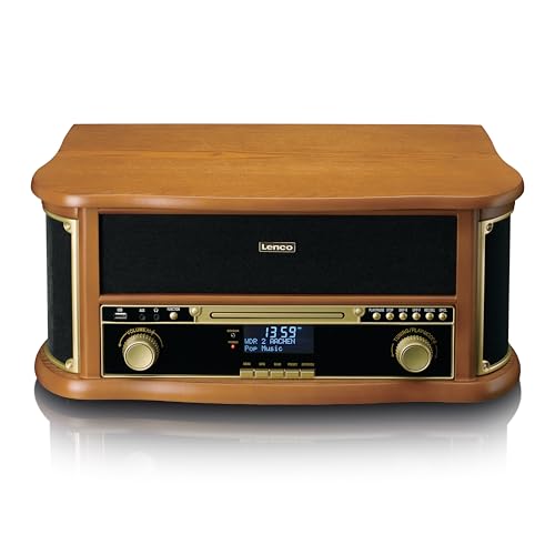 Lenco TCD-2571 Tourne-Disque pour Vinyle – Tourne-Disque Bluetooth avec Haut-Parleur – Radio Dab+ – Lecteur CD – Platine Cassette – 3 Vitesses – Entraînement par Courroie – 2 x 5 Watt – Bois - Les Beatles, Paul McCartney, John Lennon, RIngo Starr, George Harrison Lenco TCD-2571 Tourne-Disque pour Vinyle - Tourne-Disque Bluetooth avec Haut-Parleur - Radio Dab+ - Lecteur CD - Platine Cassette - 3 Vitesses - Entraînement par Courroie - 2 x 5 Watt - Bois