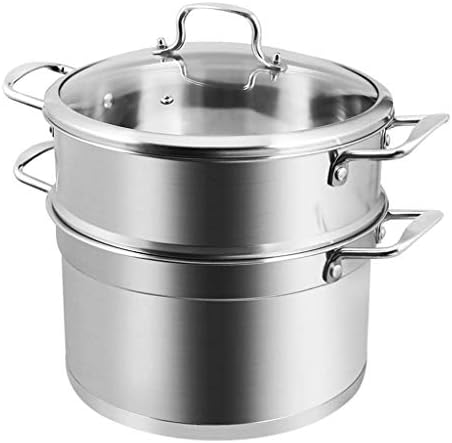 Rejoon Classic Stainless Steel Stock Pot with Steamer and Pasta