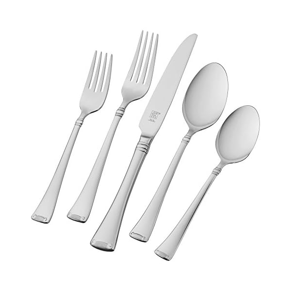 Zwilling angelico 20 piece 1810 stainless steel flatware set silver  urban country home decor