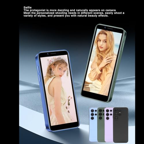 ciciglow S24 Pro Small 3G-Smartphone, 4-Zoll-Display, 2 GB RAM, 16 GB ROM, Dual-SIM-Handy, 2380-mAh, 3 MP + 10 MP Studenten-Taschenhandy für Android 8.1 (Purple) – Bild 7