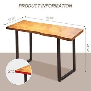   Bar-TableBar-Height-Pub-Table-with-Sturdy-Metal-FrameNarrow-High-Top-TableRectangular-High-Top-Kitchen-Dining-Counter-Tables-for-Bar-PubDining-RoomSmall-SpaceNarrow-Space-Wood