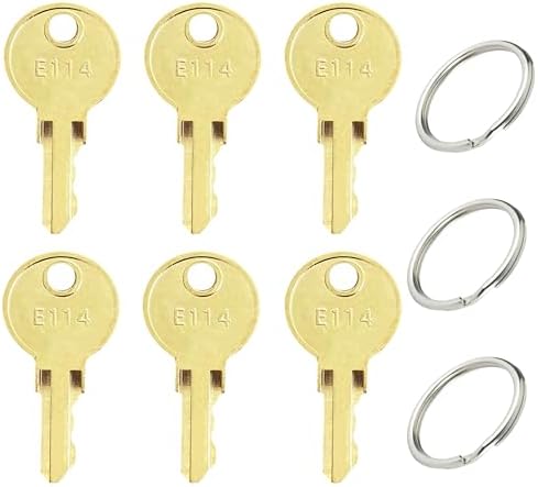 Badogrio E114 Toilet Paper Towel Dispenser Key-6 Pack