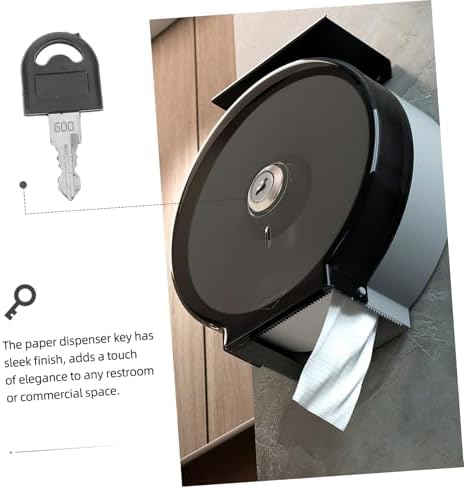 SOLUSTREHigh-Quality Stainless Steel Toilet Paper Dispenser Key Commercial Use Ergonomic Design