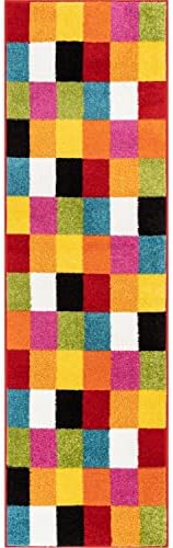 Well Woven Multi Geometric Area Rug 23 x 73 1