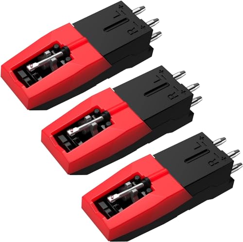 DIGITNOW! Lot de 3 aiguilles de rechange universelles pour tourne-disque, avec cartouche, stylet diamant de rechange pour tourne-disque vinyle, LP vintage, phonographe - Les Beatles, Paul McCartney, John Lennon, RIngo Starr, George Harrison DIGITNOW! Lot de 3 aiguilles de rechange universelles pour tourne-disque, avec cartouche, stylet diamant de rechange pour tourne-disque vinyle, LP vintage, phonographe