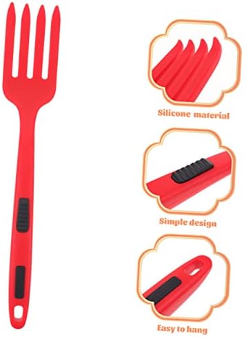 FUNOMOCYA Silicone Salad Forks 2 Pack for Daily Use
