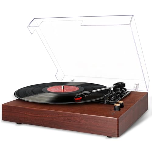 VIFLYKOO Platine Vinyle, Tourne Disque Vinyle Bluetooth avec Double Haut-Parleur Stéréo, sans Fil 3 Vitesses 33/45/78 u/Min, Lecteur Vinyle Supporte La Prise Casque/USB/AUX Entrée/Sortie RCA - Les Beatles, Paul McCartney, John Lennon, RIngo Starr, George Harrison VIFLYKOO Platine Vinyle, Tourne Disque Vinyle Bluetooth avec Double Haut-Parleur Stéréo, sans Fil 3 Vitesses 33/45/78 u/Min, Lecteur Vinyle Supporte La Prise Casque/USB/AUX Entrée/Sortie RCA