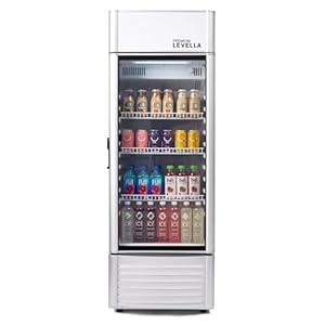   PremiumLevella-PRF65DX-Single-Door-Merchandiser-Refrigerator-Upright-Beverage-Cooler-65-cu-ft-Silver-65-cuft-Single-Swing-Door