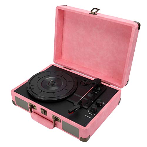 PH/INT/BT 5.0 Phonographe rétro Portable, Platine Vinyle 5W x 2 Bluetooth 5.0, 33/45/78 RPM Tourne-Disque Vinyle pour Disque Vinyle 7 Pouces, 10 Pouces, 12 Pouces, Tourne-Disque(Rose) - Les Beatles, Paul McCartney, John Lennon, RIngo Starr, George Harrison PH/INT/BT 5.0 Phonographe rétro Portable, Platine Vinyle 5W x 2 Bluetooth 5.0, 33/45/78 RPM Tourne-Disque Vinyle pour Disque Vinyle 7 Pouces, 10 Pouces, 12 Pouces, Tourne-Disque(Rose)