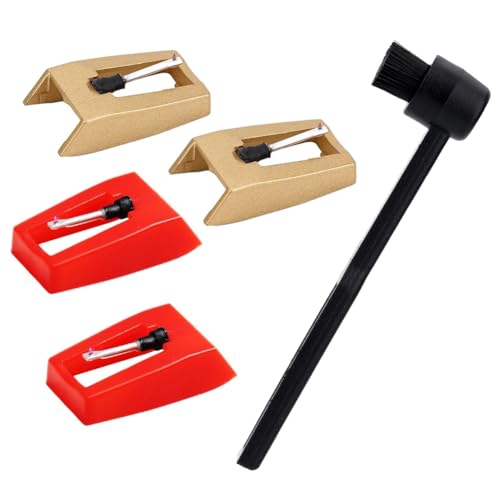 CAIONPLE Aiguilles de Tourne-Disque avec 1 Brosse de Nettoyage de Stylet, Remplacement pour Tourne-Disque Vinyle LP - Les Beatles, Paul McCartney, John Lennon, RIngo Starr, George Harrison CAIONPLE Aiguilles de Tourne-Disque avec 1 Brosse de Nettoyage de Stylet, Remplacement pour Tourne-Disque Vinyle LP