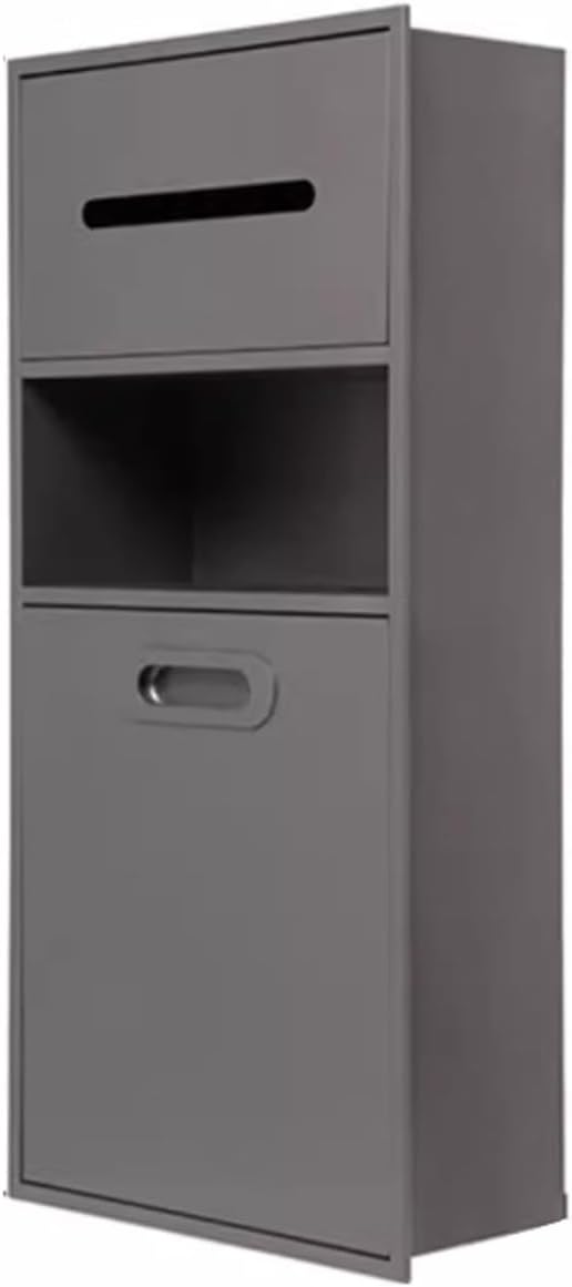Wall-Mounted Stainless Steel Towel Trash Holder