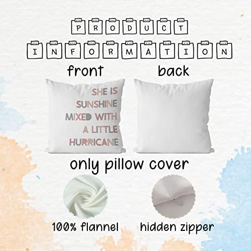 Hello Beautiful Pillow Cover 18x18 Pink
