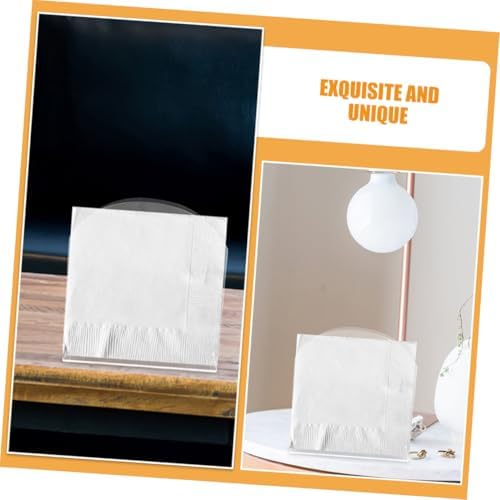 Sturdy 2-Piece Plastic Vertical Napkin Dispenser Kitchen Bar Use