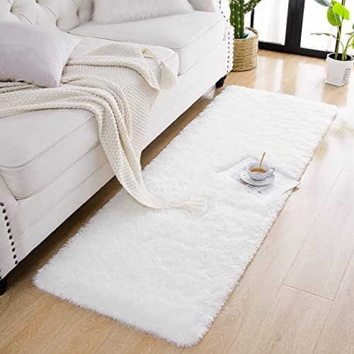 Chicrug Soft Plush Runner Rug 2x6 Feet Cream