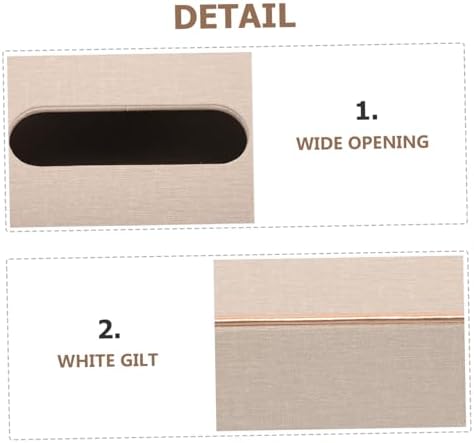 Elegant Leather Napkin Dispenser for Car Home Office Use