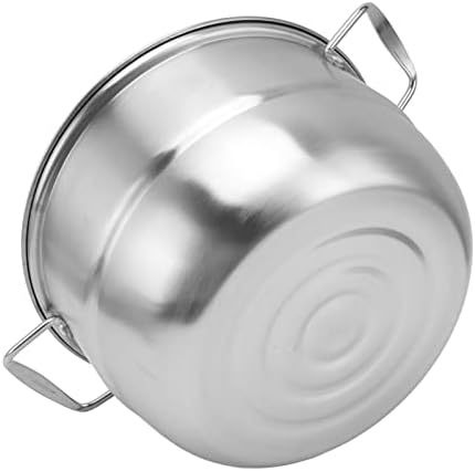 Oreilt Stainless Steel Steamer Pot Perfect for Mixing and Cooking