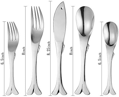 Though Fish Shaped Flatware Set