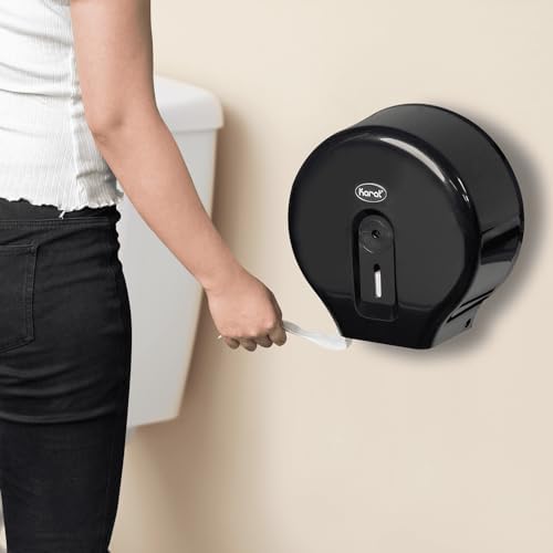 Wall-Mounted Jumbo Tissue Dispenser - Karaoh Jumbo Roll Tissue Dispo with 10 Roll