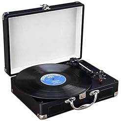 Gramophone, Tourne-Disque à 3 Vitesses à entraînement par Courroie, lecteurs de disques vinyles Vintage, Haut-parleurs stéréo intégrés - Les Beatles, Paul McCartney, John Lennon, RIngo Starr, George Harrison