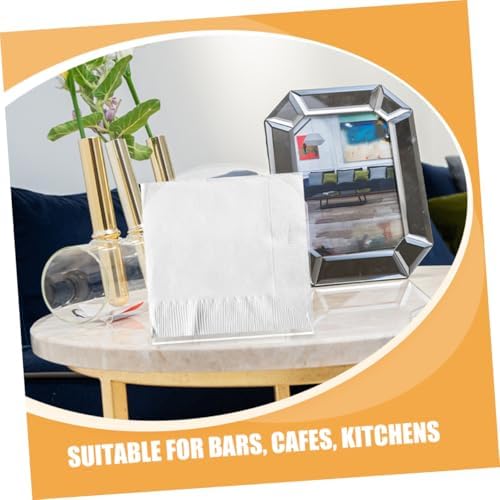 Sturdy 2-Piece Plastic Vertical Napkin Dispenser Kitchen Bar Use