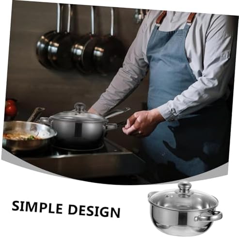 Stainless Steel Steam Pot Ergonomic Induction Cooker for Home Use