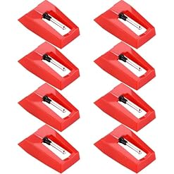 YUHANGCIYE Lot de 8 aiguilles de rechange pour tourne-disque, aiguilles diamantées pour tourne-disque - Les Beatles, Paul McCartney, John Lennon, RIngo Starr, George Harrison