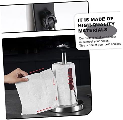 ULTECHNOVO Roll Tissue Holder Kitchen_paper Towel Dispenser Napkin Rack Space-Saving