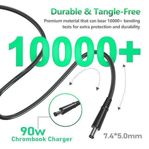 NATNO 90W 65W Laptop Ladekabel für HP Ladegerät Netzteil für HP EliteDesk 705 800 G1 G2 G3 G4 G5 G6 Mini PC Desktop Computer ProDesk 260 600 G1, HP Notebook 15 17 15-DW HP All-in-One Desktop 22" 24" – Bild 6