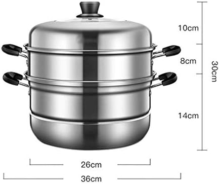 Effortless Cooking 430 Stainless Steel Steamer