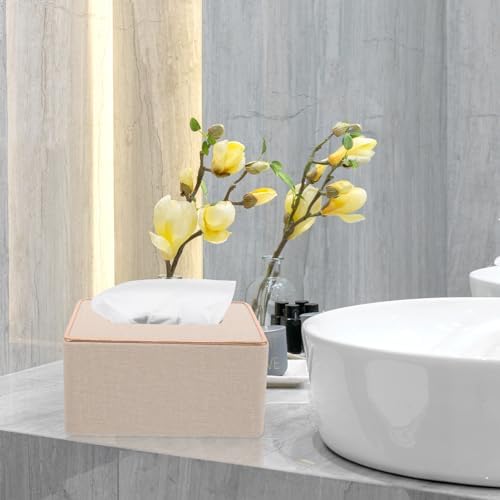 Elegant Leather Tissue Holder