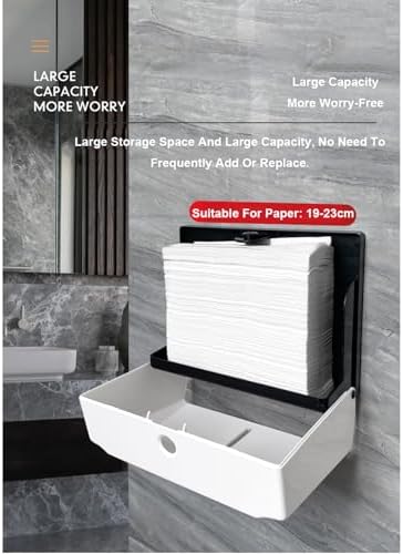 Space-Saving Commercial Towel Dispenser with 200-Piece Capacity