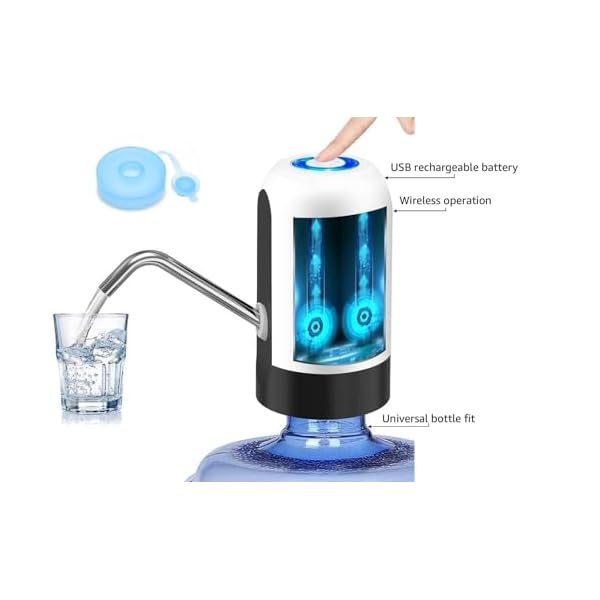   Myvision-3-5-Gallon-Bottle-Water-PumpPortable-Electric-Water-Dispenser-USB-Charging5-Gallon-Water-Jug-Dispenser-Pump-Switch-White